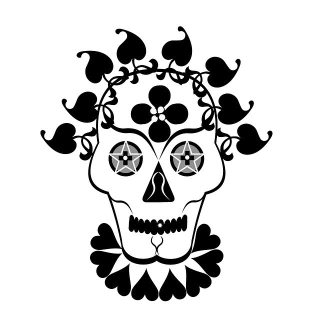 Free download Skull And Crossbones Scull Mexico -  free illustration to be edited with GIMP free online image editor