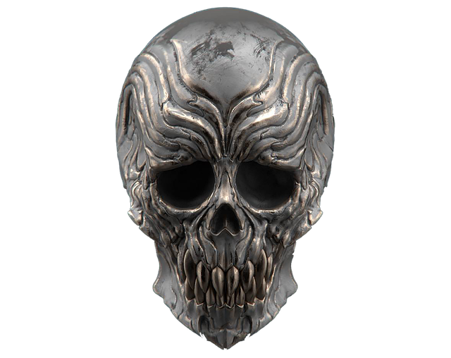 Free download Skull Copper Metal -  free illustration to be edited with GIMP free online image editor