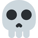 Skull Emoji  screen for extension Chrome web store in OffiDocs Chromium