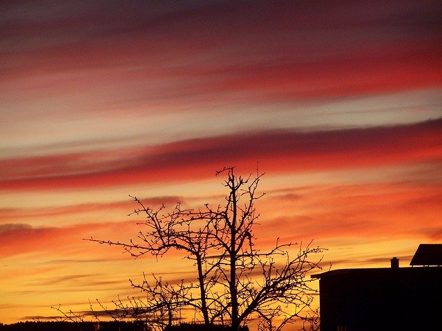 Muat turun percuma Sky Afterglow Sunset - foto atau gambar percuma untuk diedit dengan editor imej dalam talian GIMP