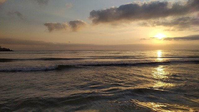 Muat turun percuma Sky Beach Morning - foto atau gambar percuma untuk diedit dengan editor imej dalam talian GIMP