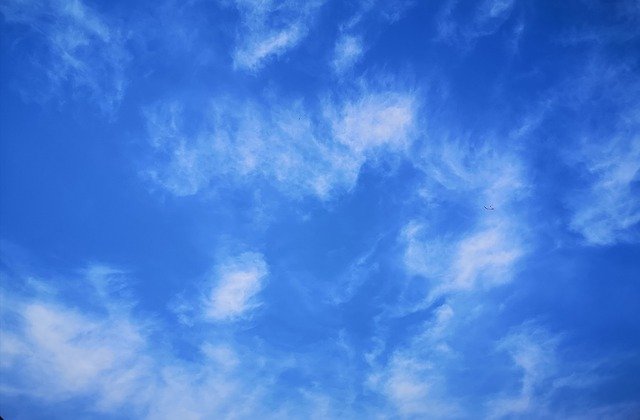 Free download Sky Blue White Cloud -  free free photo or picture to be edited with GIMP online image editor