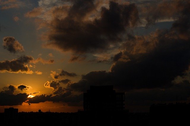 Template Photo Sky City Sunset Buenos for OffiDocs