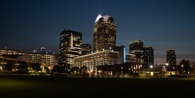 Libreng download Skyline Charlotte Downtown - libreng larawan o larawan na ie-edit gamit ang GIMP online na editor ng imahe