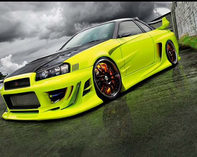 Free download Skyline Gtr Nissan Car -  free illustration to be edited with GIMP free online image editor