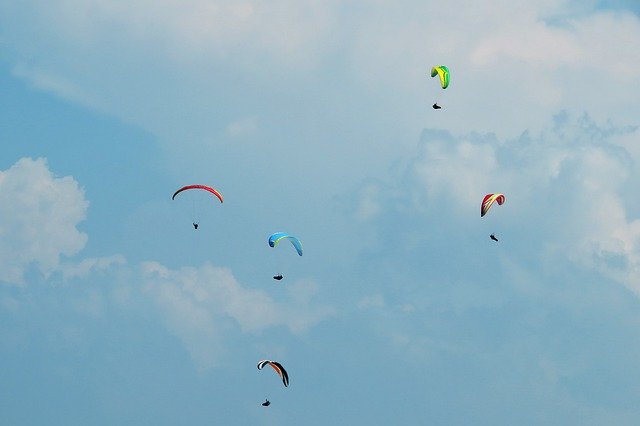 Muat turun percuma Sky Paraglider - foto atau gambar percuma untuk diedit dengan editor imej dalam talian GIMP