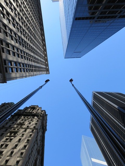 Unduh gratis Skyscraper City Manhattan - foto atau gambar gratis untuk diedit dengan editor gambar online GIMP