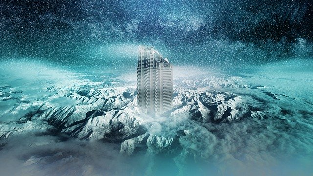 Free download Skyscraper Fantasy Skyline -  free photo or picture to be edited with GIMP online image editor