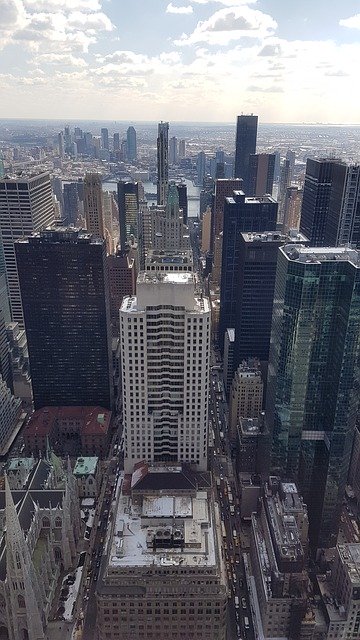Free download Skyscrapers New York City Nyc -  free photo or picture to be edited with GIMP online image editor