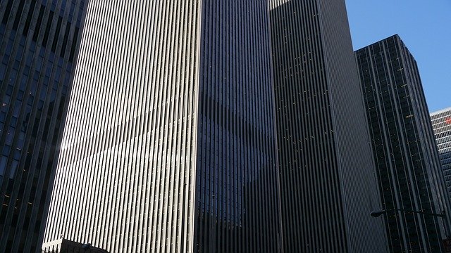 Descarga gratuita Skyscrapers United States America: foto o imagen gratuita para editar con el editor de imágenes en línea GIMP