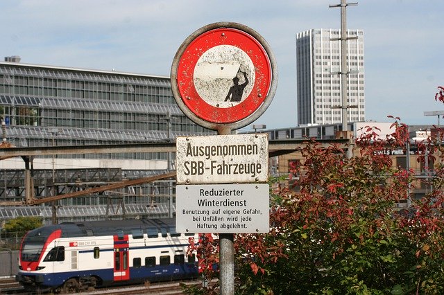 Free picture Skyscraper Train Traffic Sign -  to be edited by GIMP free image editor by OffiDocs