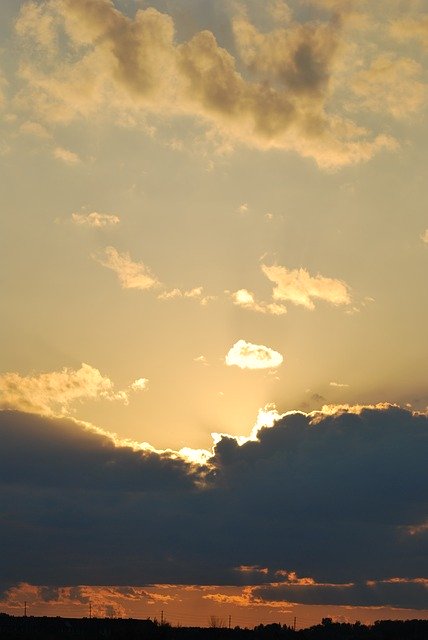 Template Photo Sky Sunset Clouds -  for OffiDocs