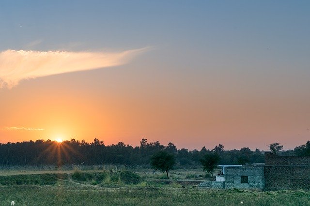 Muat turun percuma Sky Sunset Sun Star - foto atau gambar percuma untuk diedit dengan editor imej dalam talian GIMP