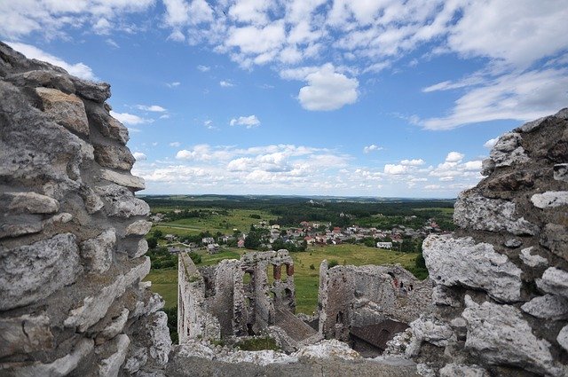 Libreng download Sky The Ruins Of Landscape - libreng larawan o larawan na ie-edit gamit ang GIMP online na editor ng imahe