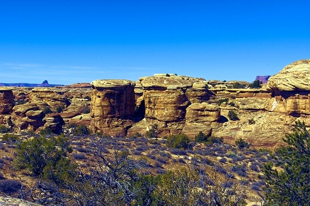 دانلود رایگان Slickrock Trail Needles District - عکس یا تصویر رایگان قابل ویرایش با ویرایشگر تصویر آنلاین GIMP