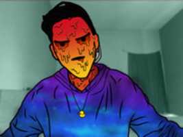 Free download slime grime effect angry facebook free photo or picture to be edited with GIMP online image editor
