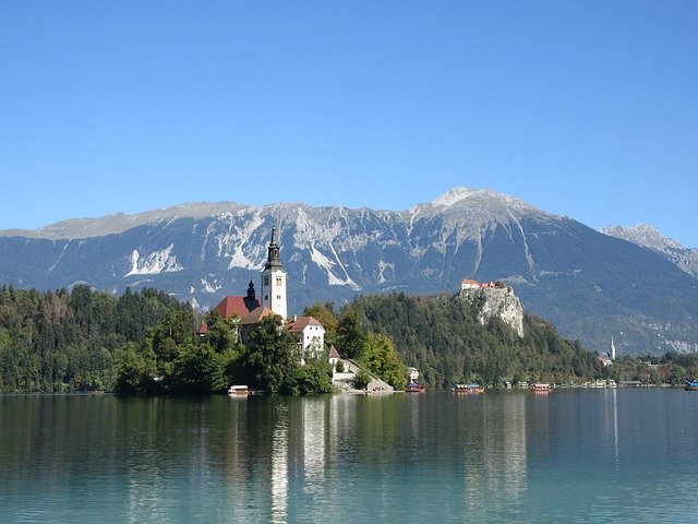 Unduh gratis Danau Slovenia Bled Julian - foto atau gambar gratis untuk diedit dengan editor gambar online GIMP