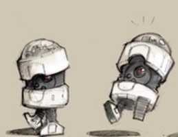 Free download Small Droid Concept Art free photo or picture to be edited with GIMP online image editor
