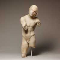 Free download Small marble statue of an athlete free photo or picture to be edited with GIMP online image editor