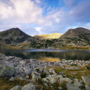 Small tent next to the mountain and lake  screen for extension Chrome web store in OffiDocs Chromium