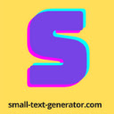 Small Text Generator ᐈ #101+ Small Text Fonts  screen for extension Chrome web store in OffiDocs Chromium