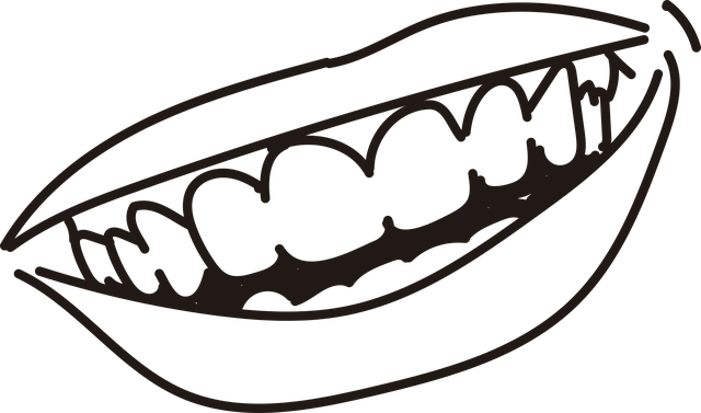 Download gratuito Sorriso Bocca Denti - Grafica vettoriale gratuita su Pixabay illustrazione gratuita per essere modificata con GIMP editor di immagini online gratuito