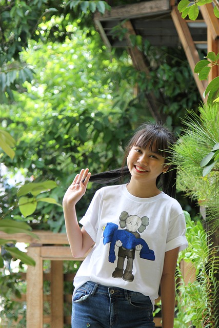 Free download smile woman outdoors garden free picture to be edited with GIMP free online image editor