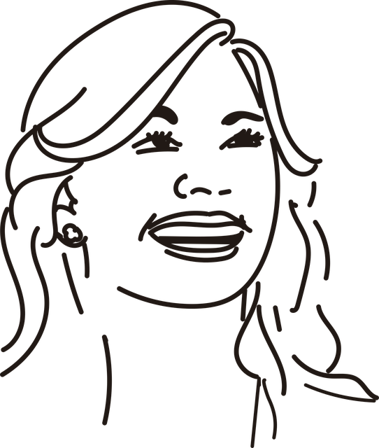 Бесплатно скачать Улыбка Женщины Довольно - Бесплатная векторная графика на Pixabay, бесплатные иллюстрации для редактирования с помощью бесплатного онлайн-редактора изображений GIMP