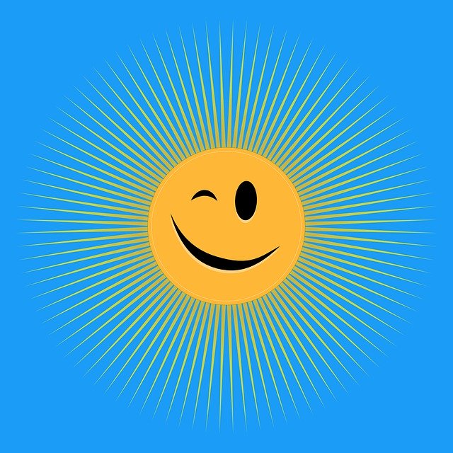 Free download Smiley Funny Sun -  free illustration to be edited with GIMP free online image editor