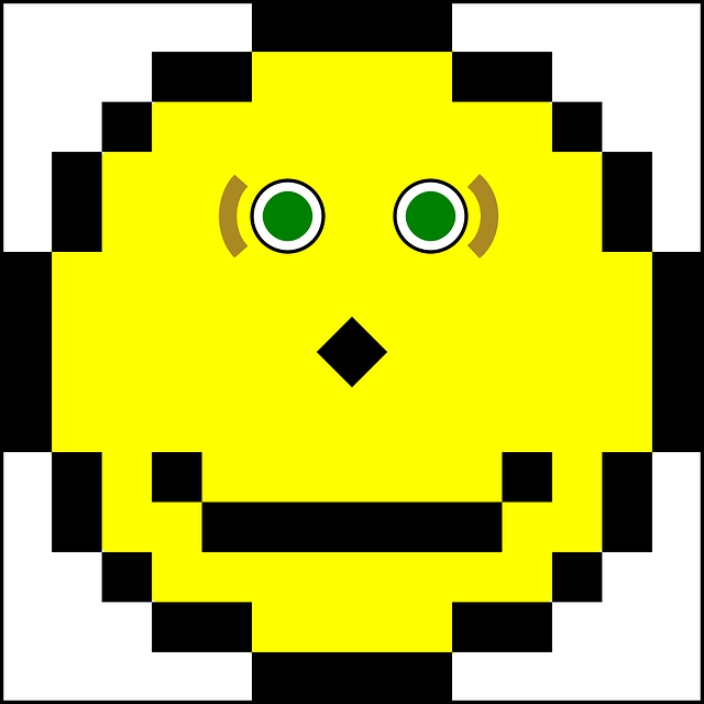 Free download Smiley Pixels Emoticon - Free vector graphic on Pixabay free illustration to be edited with GIMP free online image editor
