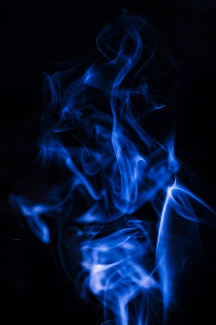 Free download Smoke Blue Mist -  free free photo or picture to be edited with GIMP online image editor