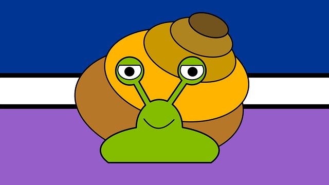 Free download Snail Blue Violet -  free illustration to be edited with GIMP free online image editor