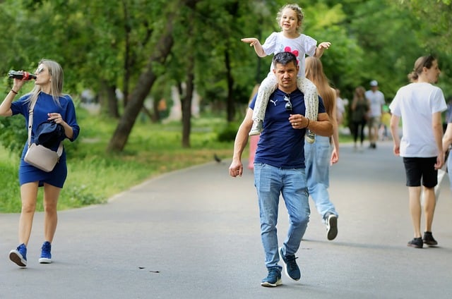 Free download snapshot people walking man father free picture to be edited with GIMP free online image editor