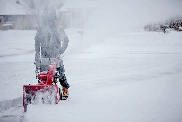 김프 무료 온라인 이미지 편집기로 편집할 무료 사진을 불고 있는 무료 다운로드 snowblowing snow blower