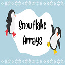 SnowFlake Arrays Theme  screen for extension Chrome web store in OffiDocs Chromium