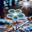 Snowflake leaf wallpaper  screen for extension Chrome web store in OffiDocs Chromium