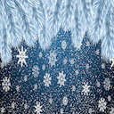Snowflakes Theme  screen for extension Chrome web store in OffiDocs Chromium