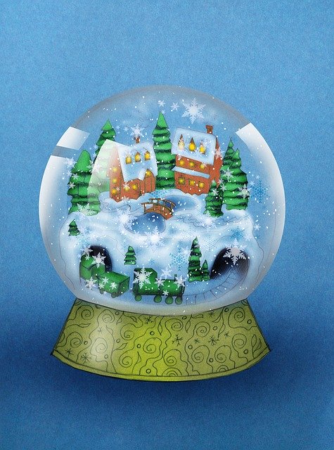 Libreng download Snow Globe Souvenir Winter libreng ilustrasyon na ie-edit gamit ang GIMP online image editor