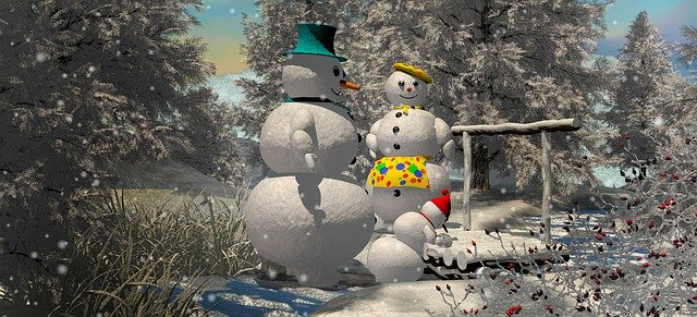 Free download Snowman Christmas Snow New -  free illustration to be edited with GIMP free online image editor