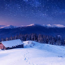 Snow Night Sky  screen for extension Chrome web store in OffiDocs Chromium