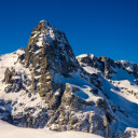 Snowy Mountains and Blue Sky  screen for extension Chrome web store in OffiDocs Chromium