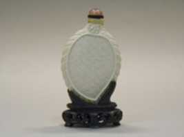 Free download Snuff Bottle in the Shape of a Leaf free photo or picture to be edited with GIMP online image editor