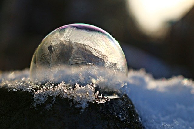 Template Photo Soap Bubble Frozen for OffiDocs