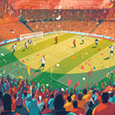 Soccer Game Art Theme  screen for extension Chrome web store in OffiDocs Chromium
