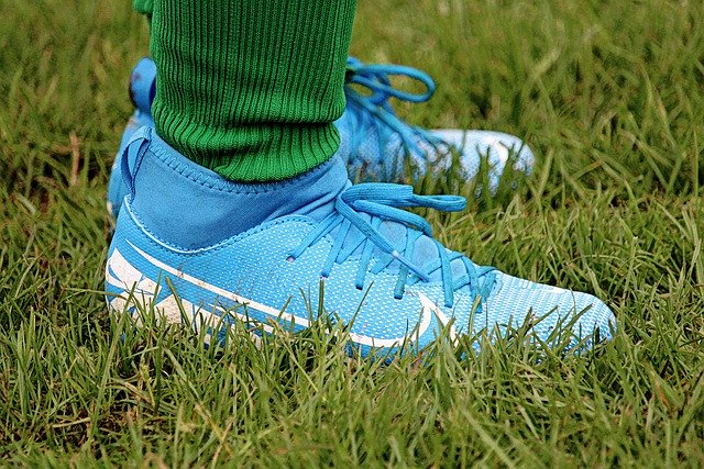 Free download Soccer Shoes Football Grass -  free photo or picture to be edited with GIMP online image editor