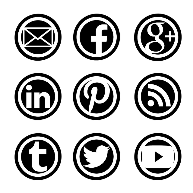 Free download Social Network Icons Buttons -  free illustration to be edited with GIMP free online image editor