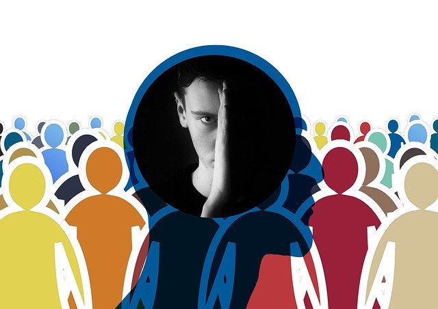 Free download Social Phobia Head Man -  free photo or picture to be edited with GIMP online image editor