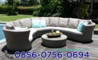 Free download sofa rotan sintetis outdoor free photo or picture to be edited with GIMP online image editor