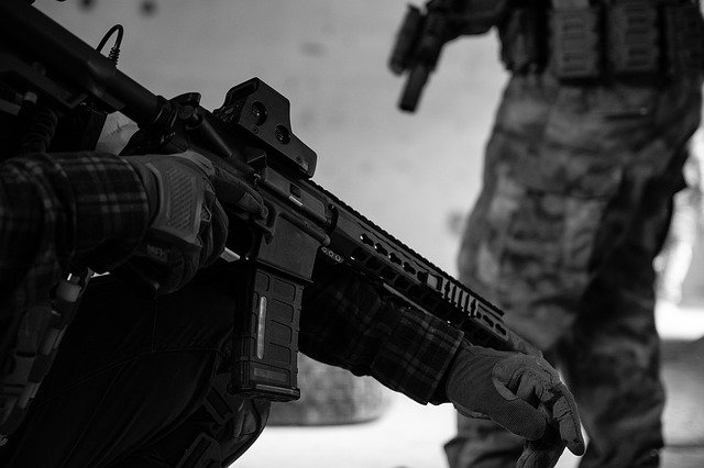 Free download soldier airsoft weapon pistol free picture to be edited with GIMP free online image editor