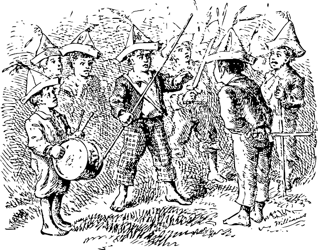 Free download Soldiers Talking Black And White - Free vector graphic on Pixabay free illustration to be edited with GIMP free online image editor